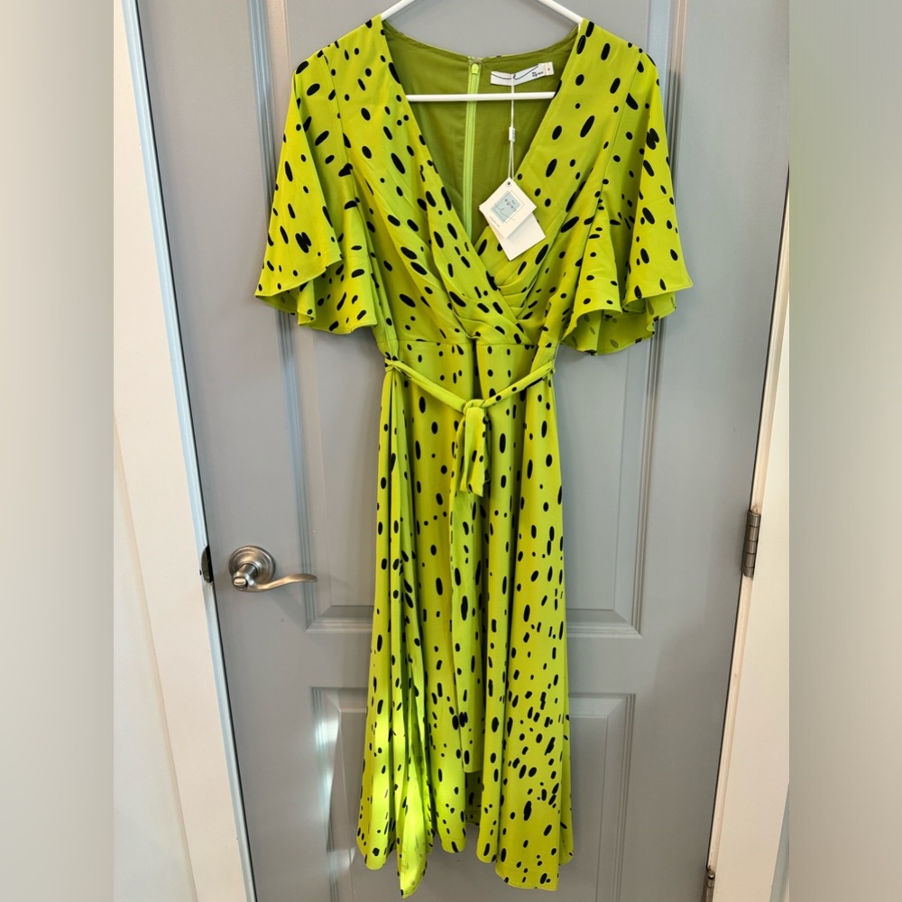 ByEgreis S, Green with Spots Dress